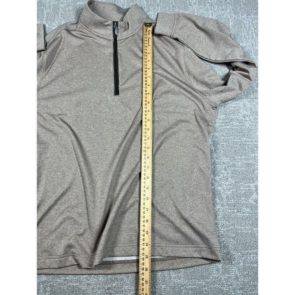 Johnnie-O Top Shelf Mens Pull Over 1/4 Zip Long Sleeve Sz M - Picture 3 of 7